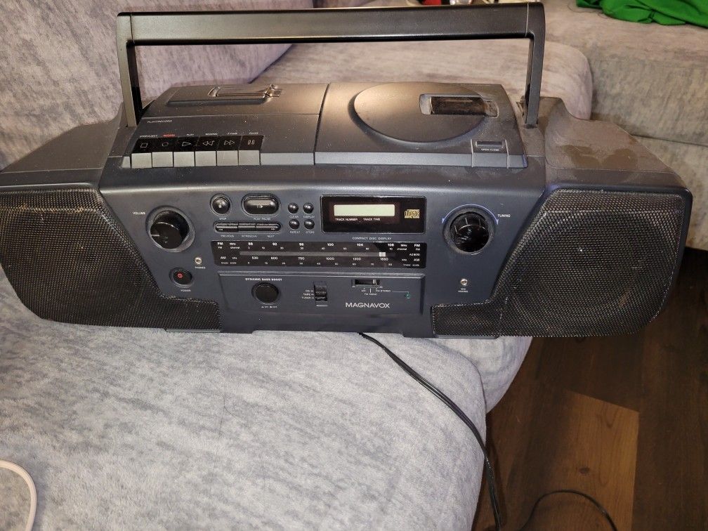 Vintage Magnovox Jambox W/ Tape/ CD Player