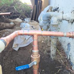 Copper and Plastic Pipes,