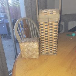 Small & Medium Wicker Decorations/Storage Containers