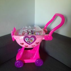 Minnie Mouse Shopping Cart New