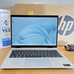 0$Down💻New HP EliteBook x360 1040 13” G11 2-in-1 Foldable Laptop+Tablet 14” Touch Screen✅Intel Core Ultra i7 Processor/16GB RAM/512GB⚡️Windows 11✔️Fi
