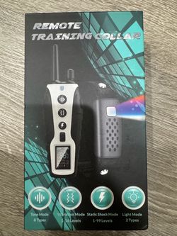 Dog Shock Collar - 4500FT Dog Training Collar with Remote Waterproof e Collar with Flashing Light, Adjustable Pitch Beep(1-8), Vibration(1-16), Safe S