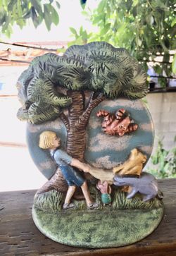 Winnie The Pooh Cast Iron Door Stop/Bookend
