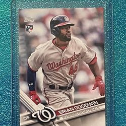 BRIAN GOODWIN 2017 TOPPS SERIES 1 BASEBALL ROOKIE RC CARD 289 Nationals