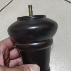 Set of wooden couch legs 1/4 in bolt