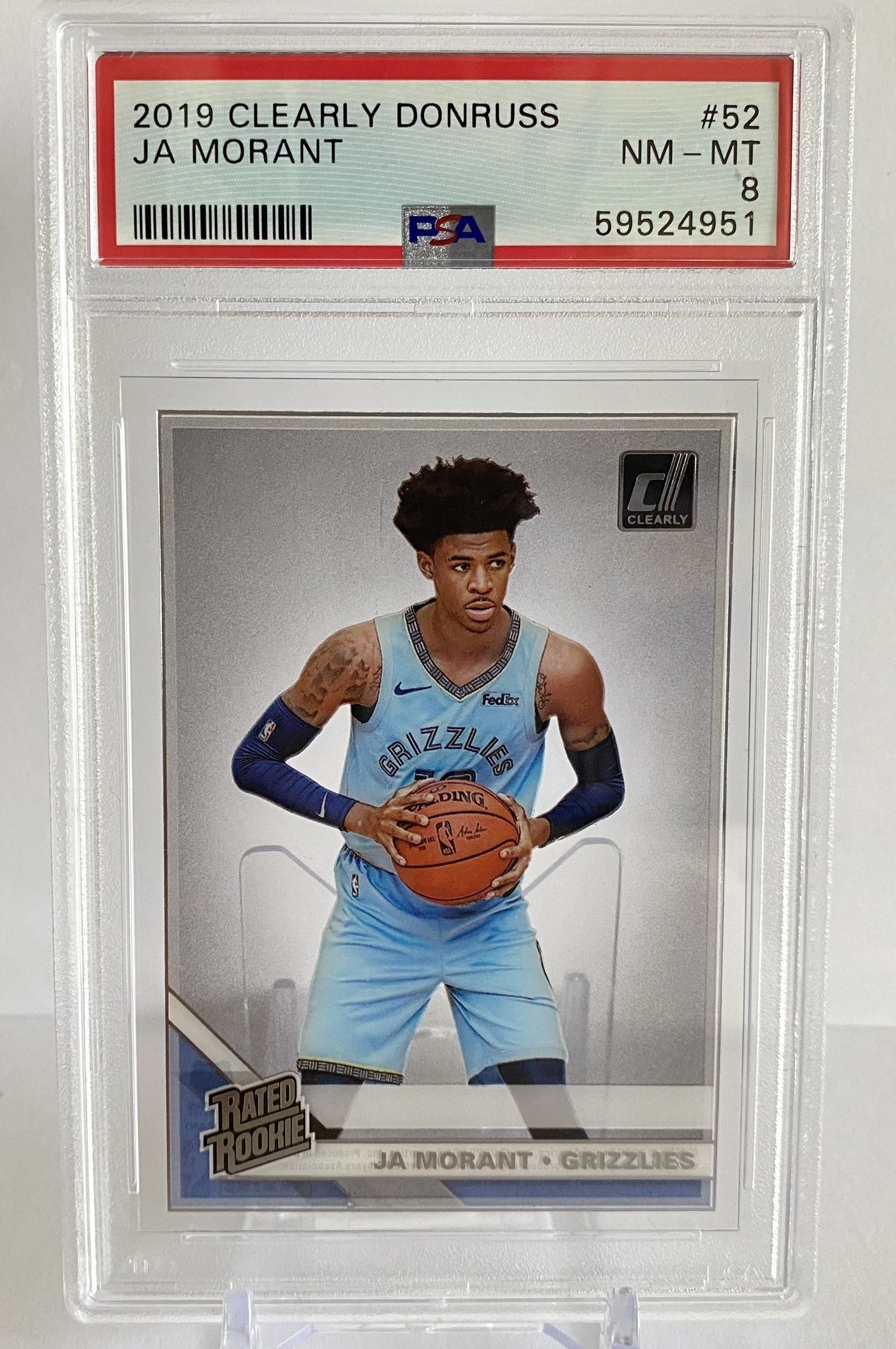 Ja Morant Rated Rookie PSA 8