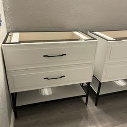 2 New Vanity Cabinet Only No Counter Tops / Both $ 240