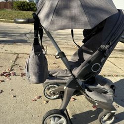 Stocke Stroller And Bassinet 