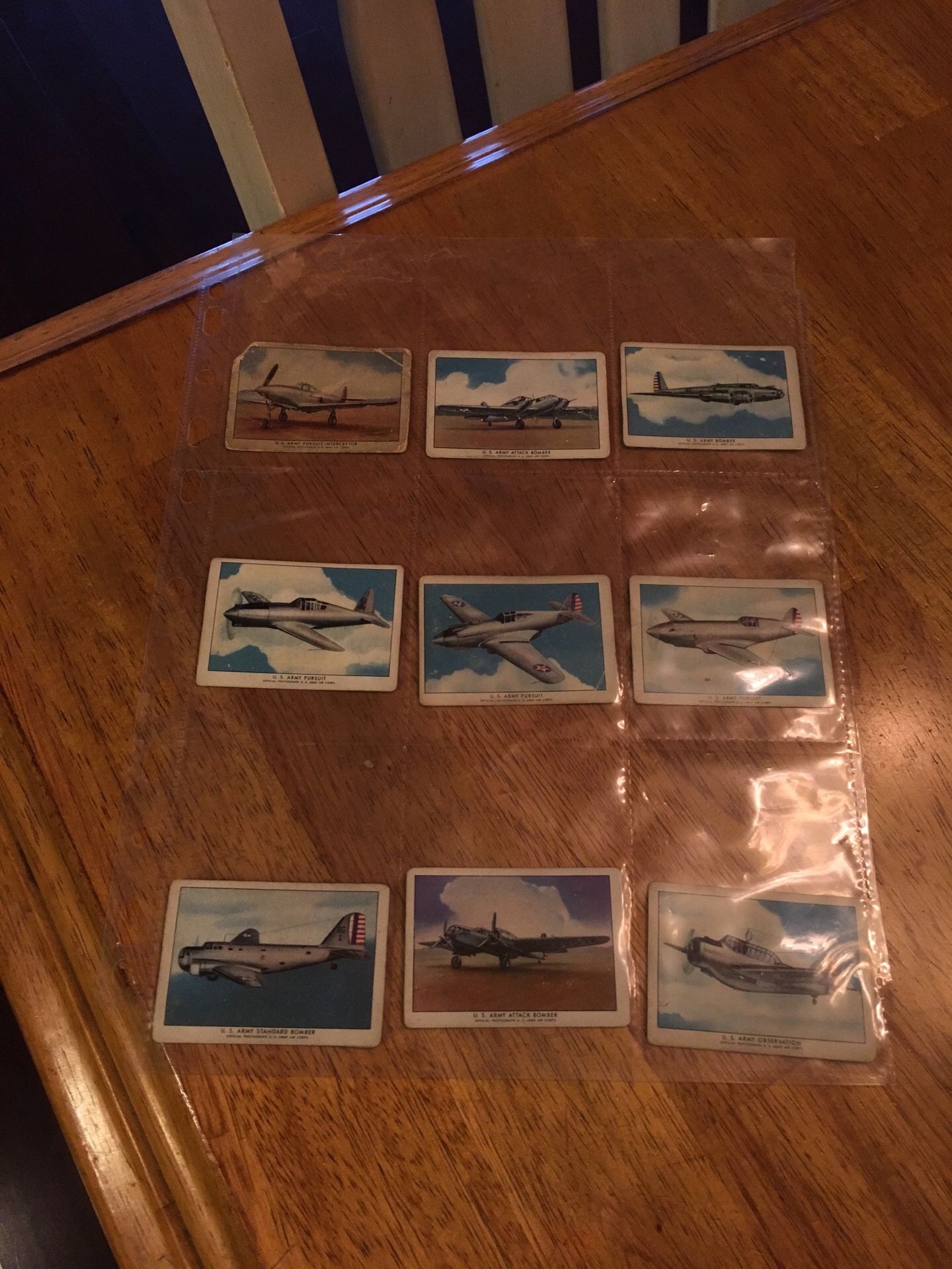 Vintage 2 Wing Cigarette Cards from 1940