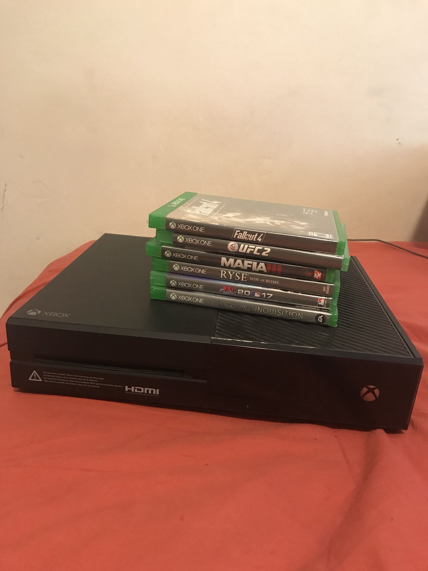 Xbox one with 40 games // WILL TRADE FOR SWITCH