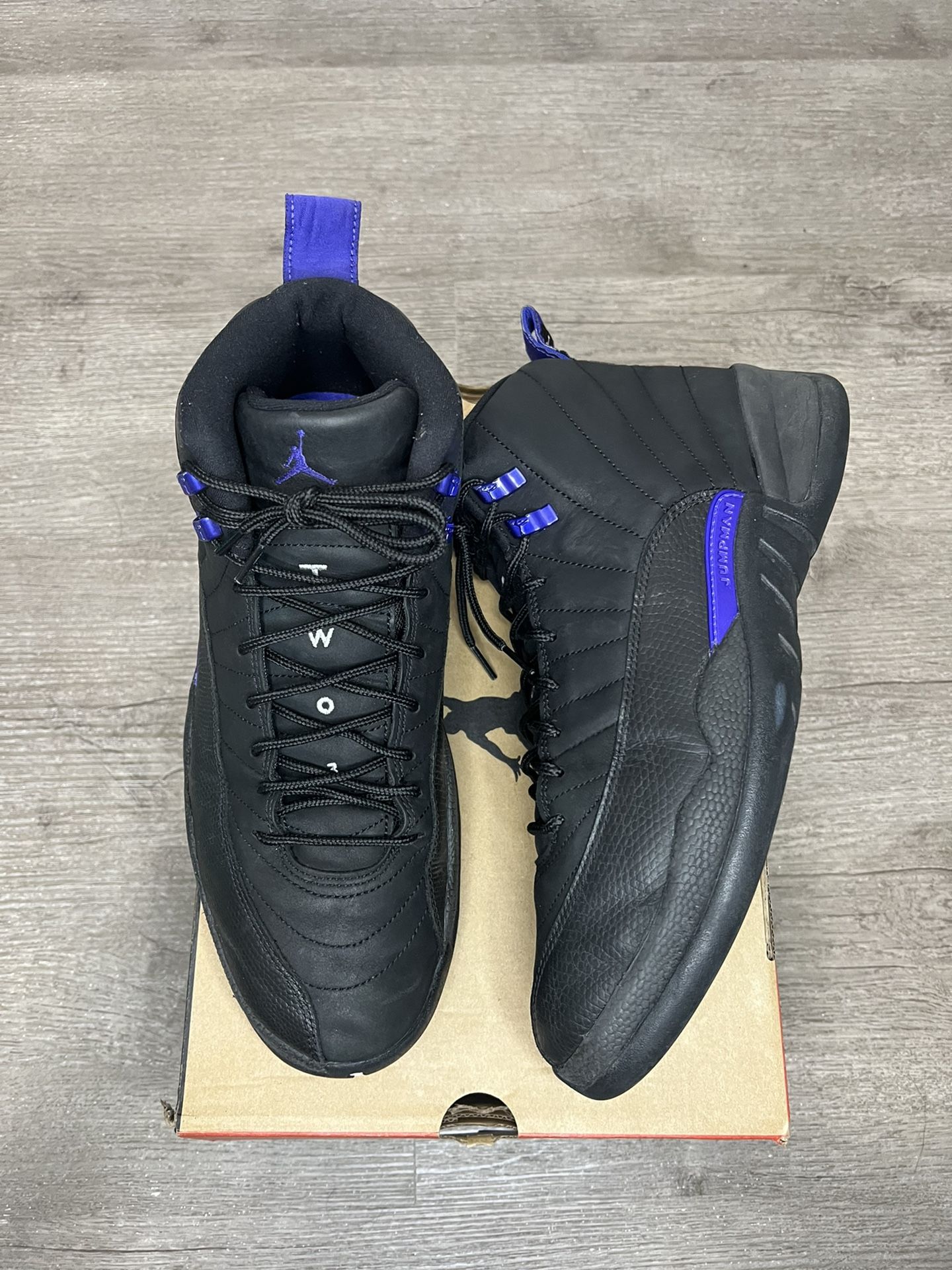 Jordan Retro 12 Black Dark Concord