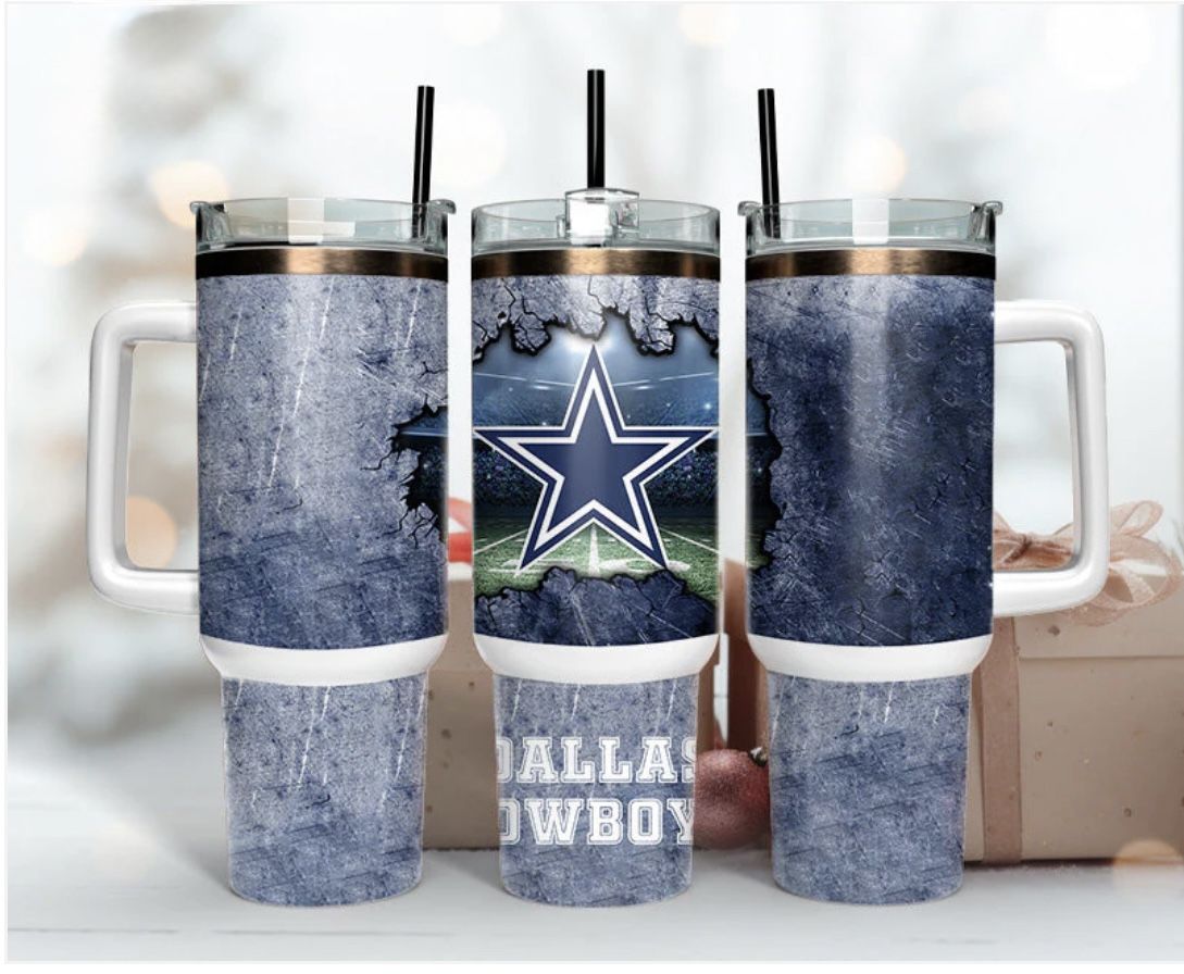 Dallas Cowboys Football 40oz Tumbler