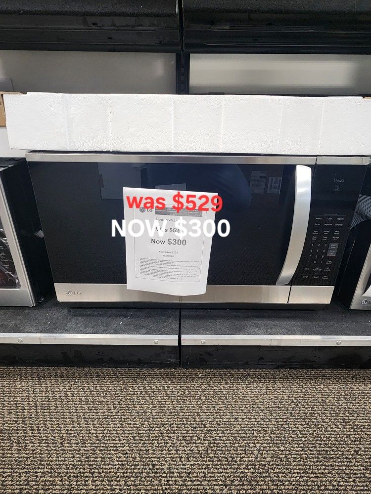 2.1 Cu Ft 30 In Width Print Proof Stainless Steel Smart Over The Range Microwave Oven With Extenda Vent 2.0