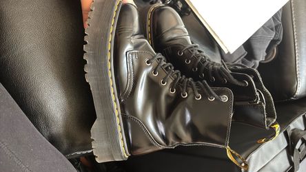 Dr. Martens black platform