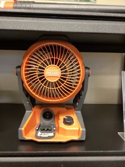 RIDGID 18v Jobsite Fan (Tool-Only) $50