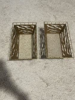 A Pair of Metal Baskets