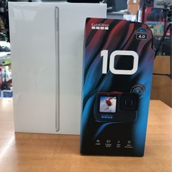 GoPro Hero 10 With iPad 9th Generation Wi-Fi 64GB Bundle 