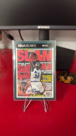 Shaquille O’Neal NBA hoops slam cover