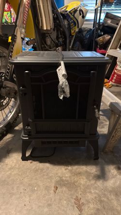 Small room heater fake fireplace