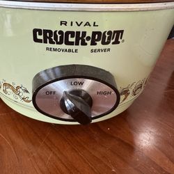 Vintage Rival Crock Pot 