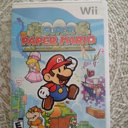 Super Paper Mario Wii Disc