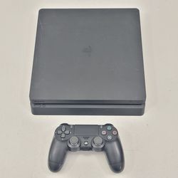 Sony Playstation 4 Slim 500GB With OEM Controller For Parts Or Repair!