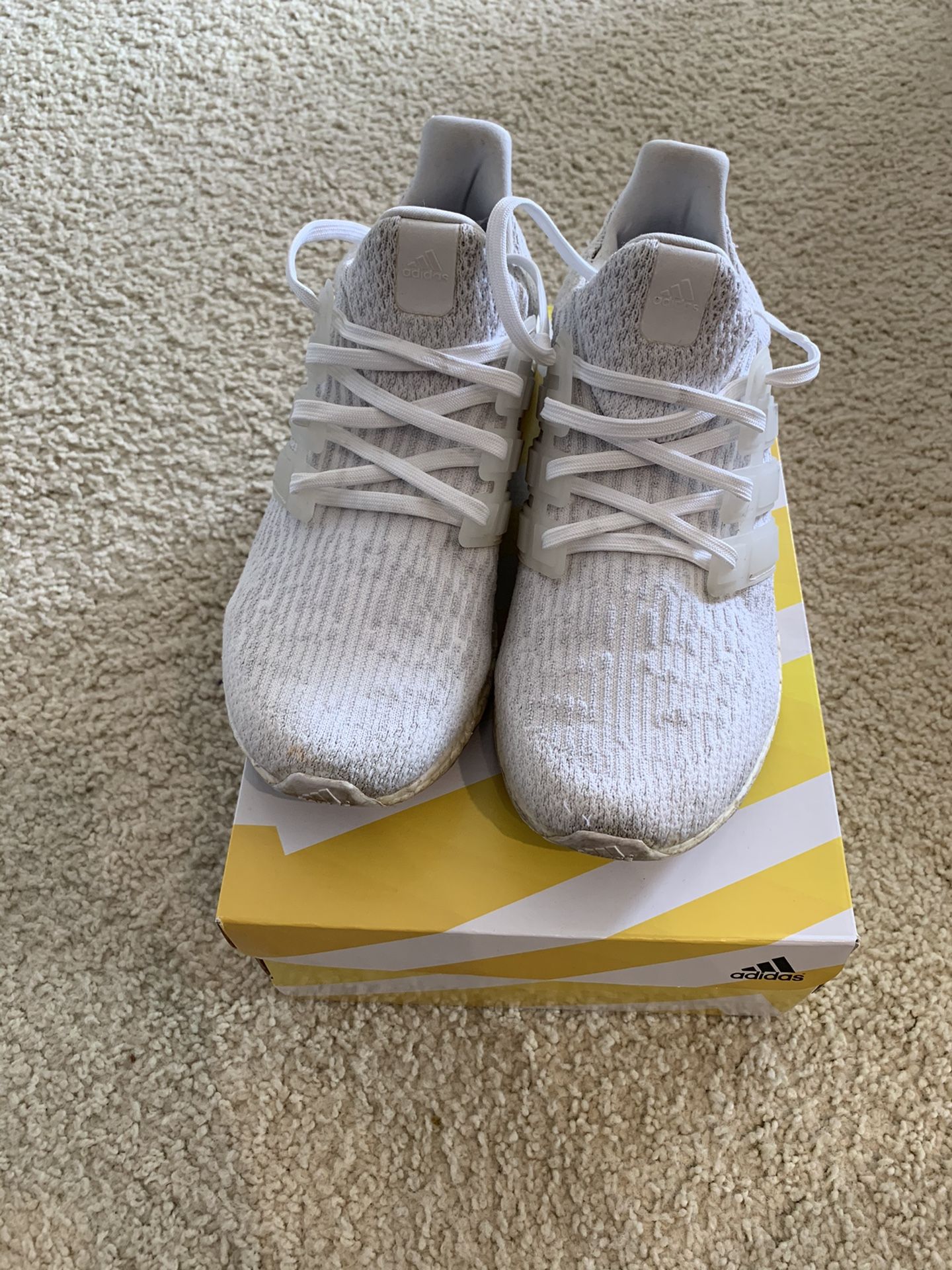 Ultra Boost 3.0 Triple White US10.5