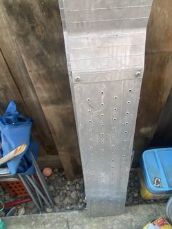 Heavy duty ramps each supports 1200 lbs