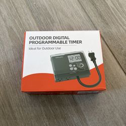 Outdoor programmable digital timer