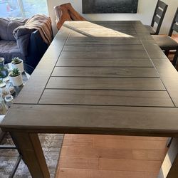 Dining table set 6 matching chairs