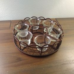Patio Table Tea light Candle Holder