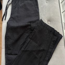 Linen Cargo Pants 