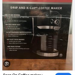 Snap On Coffee Maker