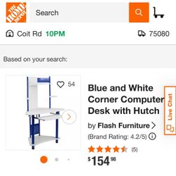 White Dresser With Cute Kids Desk Good Condition