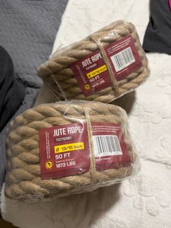 Jute Rope 50 ft 13/16
