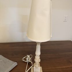 Vintage Marble lamp with shade