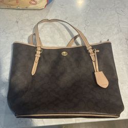 Coach Brown Tote Bag
