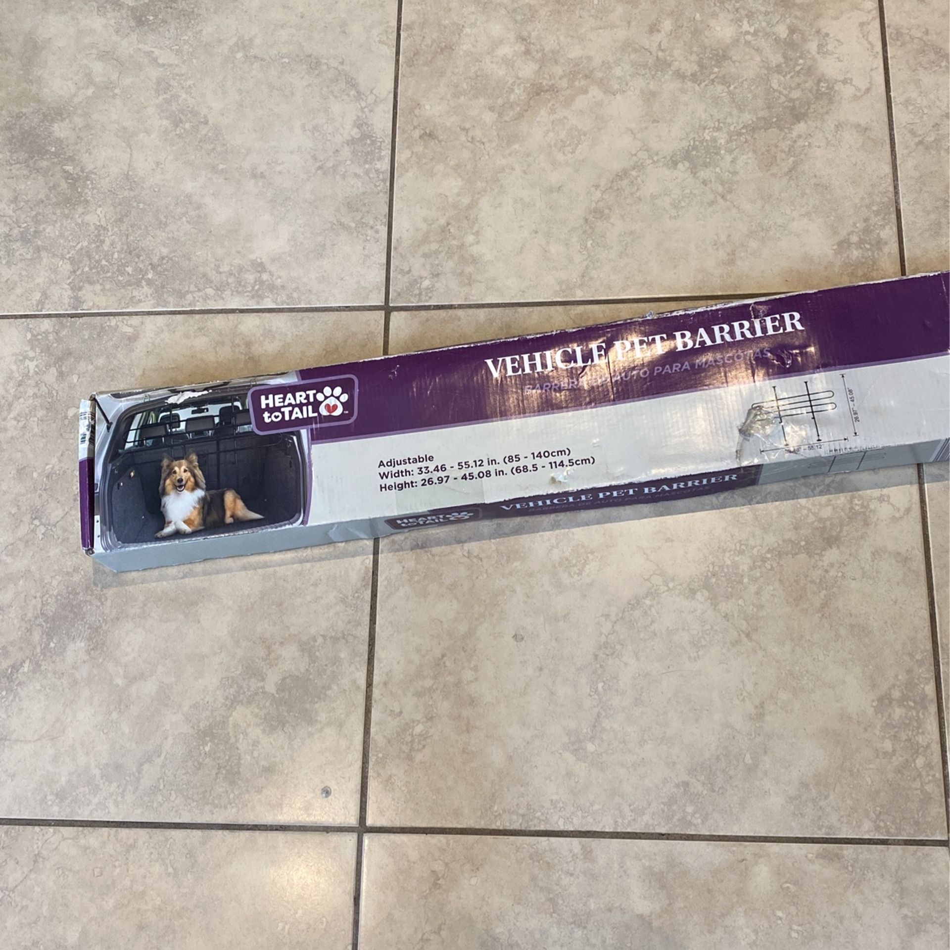 Vehicle Pet Barrier Car Dog Cat Backseat Trunk Carrier Carry
