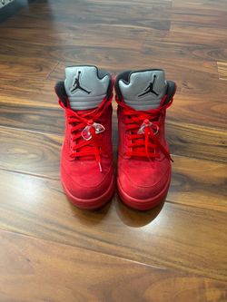 Retro Jordan 5 Red Suede