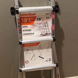 Little Giant Ladders Multi M17 18-ft Reach Telescoping Multi-Position Ladder