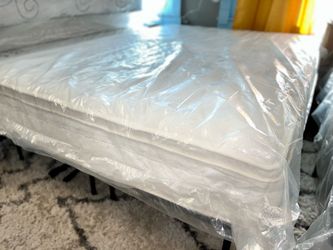 ✨ 12” Queen Eurotop Mattress – Medium Firm Support ✨ $0 Down, Flexible Payments Available