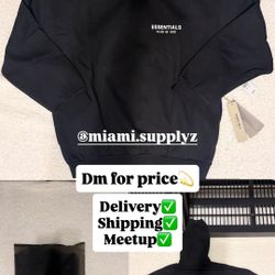 Essentials Hoodie ‘black And White’