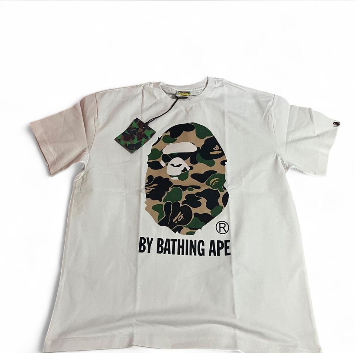 BAPE White ABC Camo T Shirt