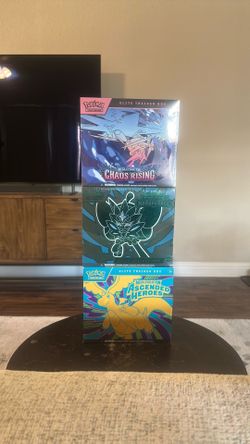 POKEMON 3 SEALED ETBS
