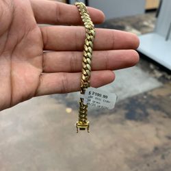 10k Cuban Bracelet