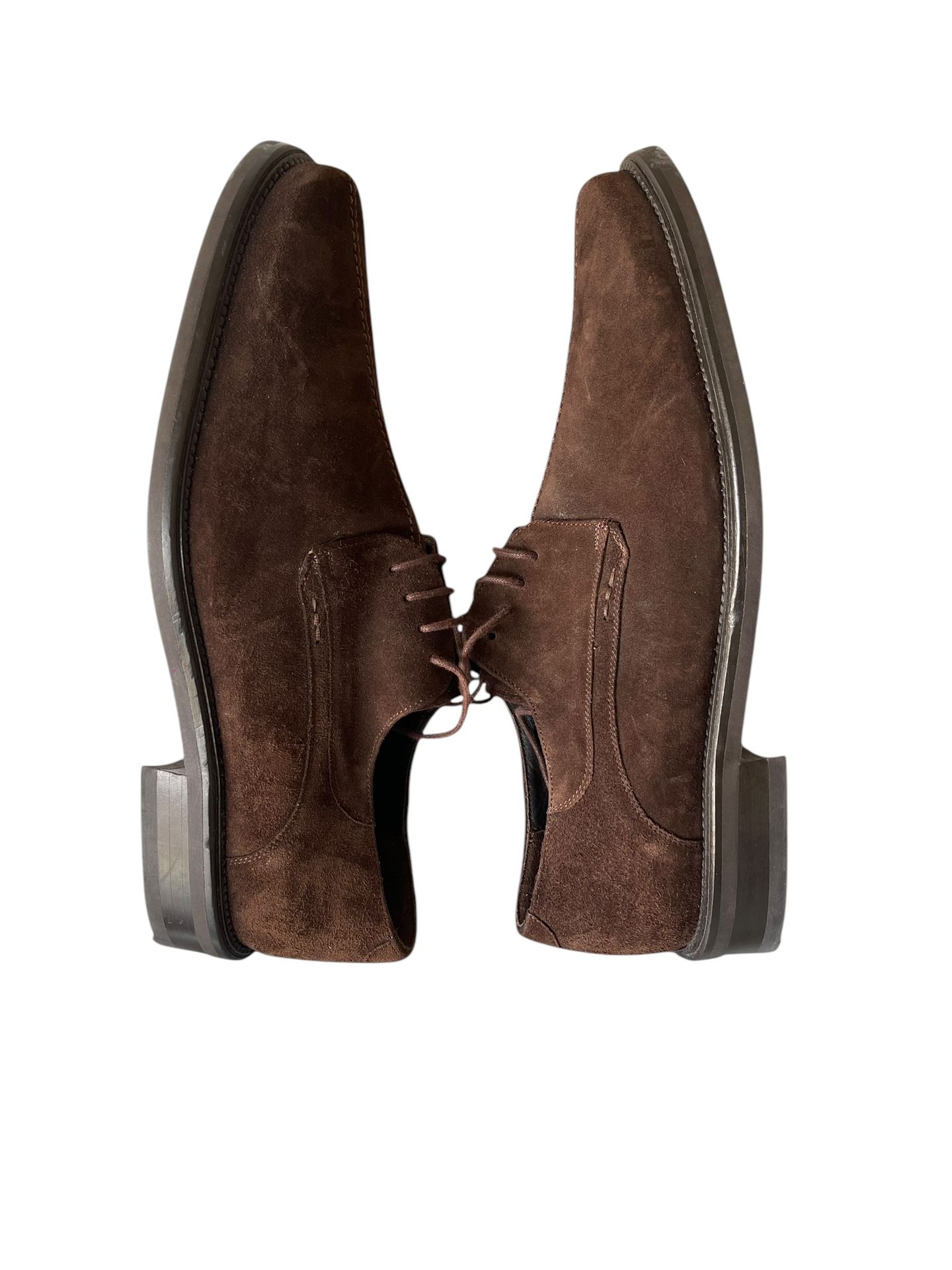 MEZLAN MENS SHOE 9 M WAYNE BROWN SUEDE LEATHER SPLIT TOE  display picture 1