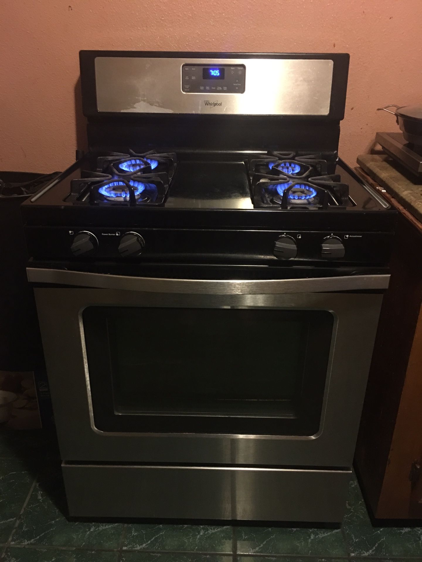 Estufa de gas todo funciona bien