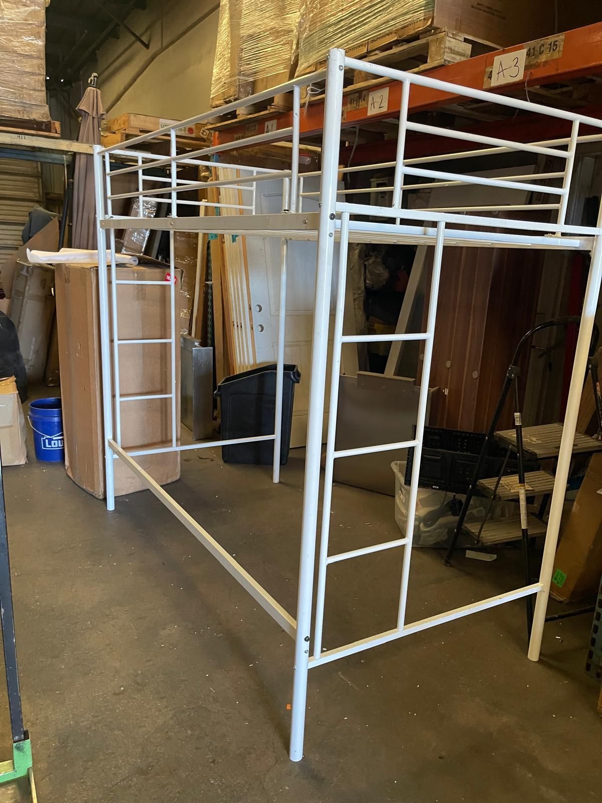 White Twin Size Loft