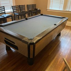Coin Operated Pool Table 