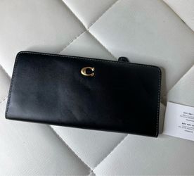 Coach Black Leather Bifold Wallet